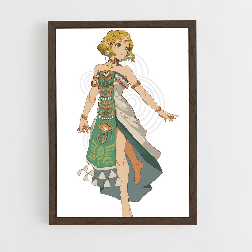 Poster Princess Zelda Entertainment Style élégant (vue 5)